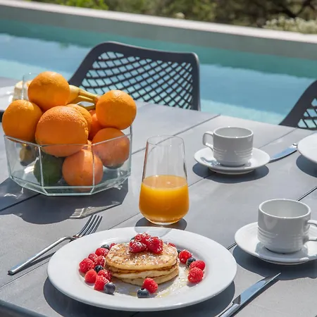 Mesogi Villas, Brand New Modern, Stylish Villas, Private Pool, Seaviews Spartokhórion Exterior foto
