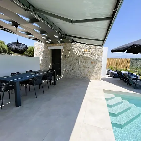 Mesogi Villas, Brand New Modern, Stylish Villas, Private Pool, Seaviews Spartokhórion Exterior foto