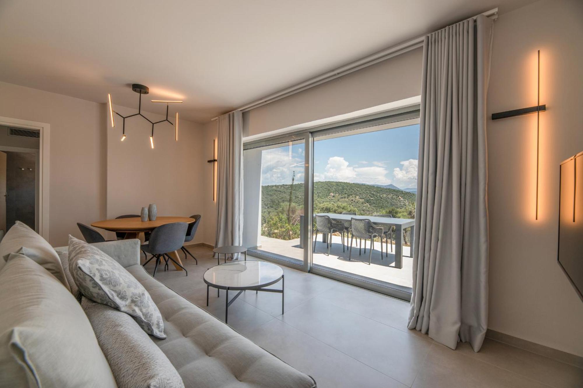 Villa Mesogi Villas, Brand New Modern, Stylish Villas, Private Pool, Seaviews Spartokhórion