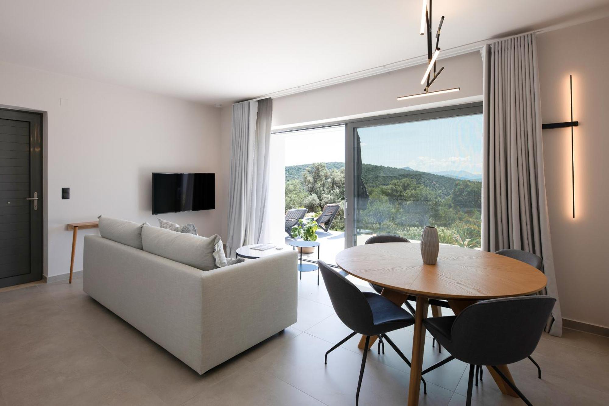 Villa Mesogi Villas, Brand New Modern, Stylish Villas, Private Pool, Seaviews Spartokhórion